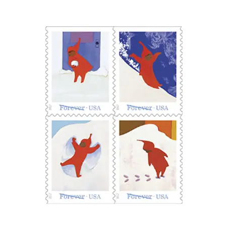 The-Snowy-Day-stamps-usps-Forever-Postage-Stamp-on-sale-cheap-in-bulk.webp