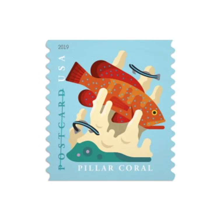 USPS-forever-Coral-Reefs-Postcard-Stamps-cheap-in-bulk-3.webp