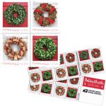 Holiday Wreaths Stamps 2019  Holiday Stamps