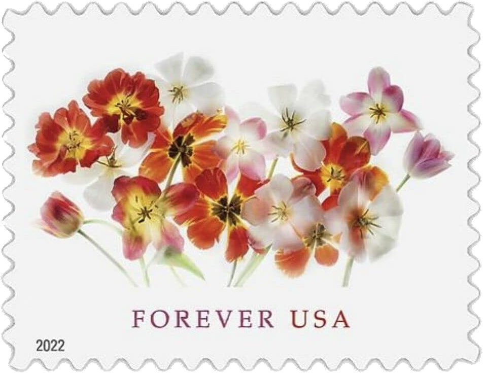 Tulips Stamps 2022 USPS Flowers Stamps